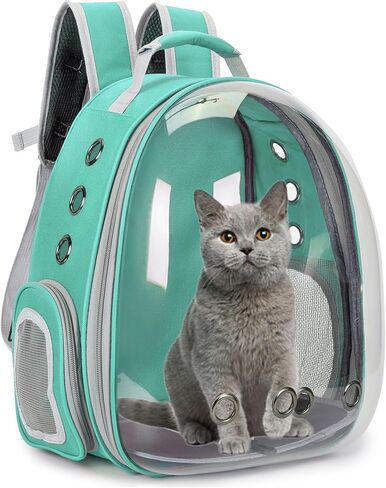 Cat Backpack Carrier Bubble Carrying Bag (Purple) in Kuwait