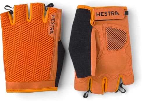 Hestra Short Sr. Breathable Protective Bike Glove for Men/Women | 5-Fingerless Shock Absorbing Breathable Bike Glove for Mountain Biking in Saudi Arabia