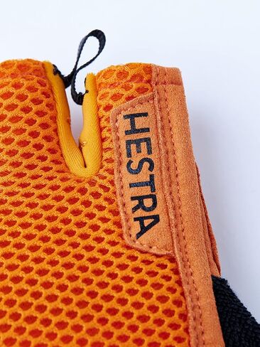 Hestra Short Sr. Breathable Protective Bike Glove for Men/Women | 5-Fingerless Shock Absorbing Breathable Bike Glove for Mountain Biking in Saudi Arabia