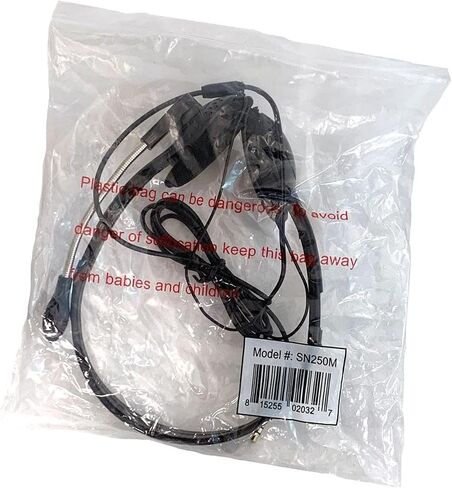 Disposable Stereo Classroom Headset with 3.5mm Plug and Boom Microphone 10 Pack, Black in Saudi Arabia