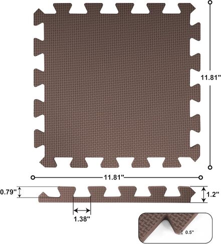 بساط اللعب ألغاز التمارين للأطفال من بالانس فروم مع بلاط متشابك من إسفنج أسيتات إيثيلين-فاينيل (EVA). in Kuwait