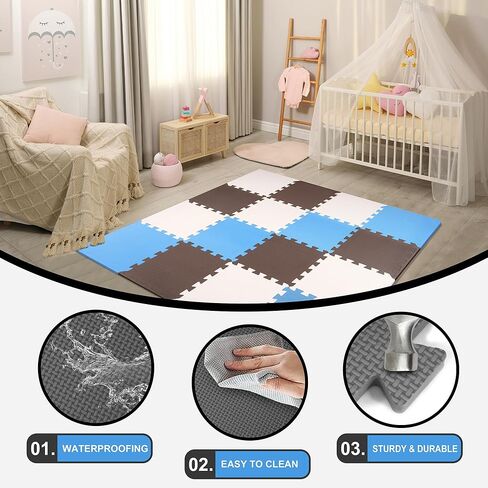 بساط اللعب ألغاز التمارين للأطفال من بالانس فروم مع بلاط متشابك من إسفنج أسيتات إيثيلين-فاينيل (EVA). in Kuwait