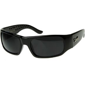 Hard Core Shades Classic Gangsta Locs Sunglasses (Black)