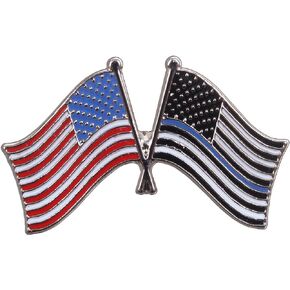 Rothco Thin Blue Line US Flag Pin