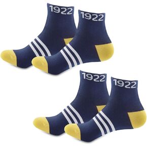 JXGZSO SGRHO Sorority Womens Socks 1922 Blue Socks SGRHO Sorority Sister Gift