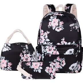 Girls Backpack for Kids Schoolbags - Lightweight Backpack for Teens Girls Bookbag Set with Lunch Box & Pencil Case