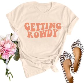 Bachelorette Party T-Shirt Women Bride Gift Shirt Short Sleeve Wedding Vacation Tee Tops Bridal Bridesmaids Shirts