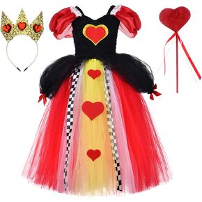 IBTOM CASTLE Girls Tutu Dress Toddler Tulle Party Dresses for Photography Prop Princess Tutu Crown Halloween Cosplay Outfit