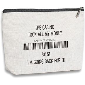 Gambling Gifts - The Casino Took All My Money - Gambling Gifts for Men Women, Casino Lover Gifts - Birthday Christmas Gift for Gambler Casino Lover Friends Gamble Bag