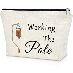 Clinical Gifts Makeup Bag Funny Clinical Nurse Instructor Appreciation Gifts from Student Clinical Research Coordinator Gifts Clinical Nurse Leader Gifts Future Clinical Psychologist Cosmetic Bag