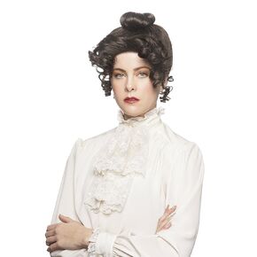 Gibson Girl Color Blonde - Enigma Wigs Upsweep 20th Century Theater Youthful Bundle with Wig Cap, MaxWigs Costume Wig Care Guide