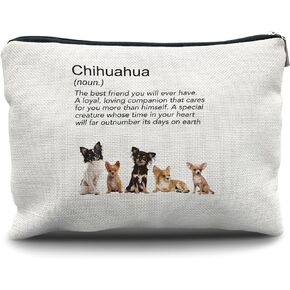 Dachshund Gifts for Women Makeup Bag, Funny Dachshund Gifts Cosmetic Bags for Women, Dachshund Gifts for Dachshund Lovers Small Makeup Bag, Dachshund Mom Gifts Small Cosmetic Bag for Purse