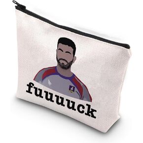 TV Show Inspired Gift Soccer Theme Tv Bag Football Lover Gift Zipper Pouch Makeup Bag (fuuuuck)