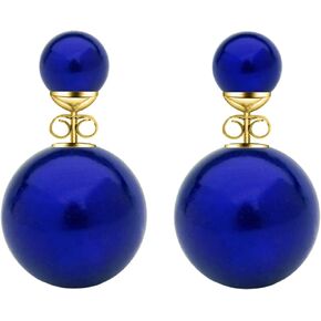 Double Sided Pearl Earrings - Pearl Front Back Earrings - Many Styles - Stunning Gift