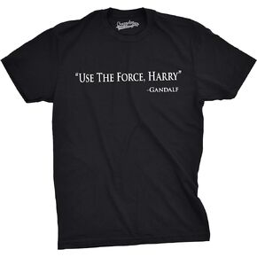 Mens Use The Force Harry Funny Retro Movie Tees Hilarious Vintage T Shirt