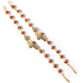 Wonder Care Natural Gemstone Real Stone Jewelry Yoga Meditation Beads Spiritual Bracelet Reiki Balancing Wrist Band Unisex Adjustable Bracelet Friendship Band|Rakhi For Brother in Kuwait