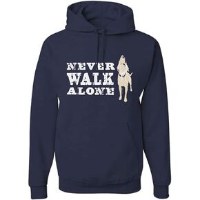 Dog is Good Unisex Never Walk Alone Hoodie - Great Gift for Dog Lovers!