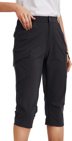 Women's Outdoor Hiking Pants Cargo Pockets Athletic Pants Quick Dry UPF 50+ Water-Resistant Pants for Women Camping Workout in Saudi Arabia