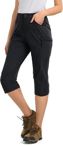 Women's Outdoor Hiking Pants Cargo Pockets Athletic Pants Quick Dry UPF 50+ Water-Resistant Pants for Women Camping Workout in Saudi Arabia
