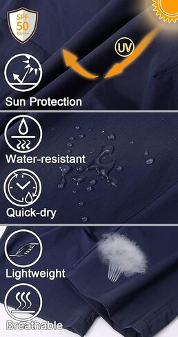 Women's Outdoor Hiking Pants Cargo Pockets Athletic Pants Quick Dry UPF 50+ Water-Resistant Pants for Women Camping Workout in Saudi Arabia