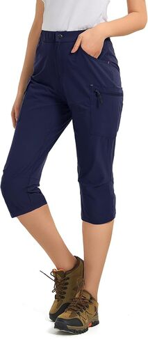 Women's Outdoor Hiking Pants Cargo Pockets Athletic Pants Quick Dry UPF 50+ Water-Resistant Pants for Women Camping Workout in Saudi Arabia