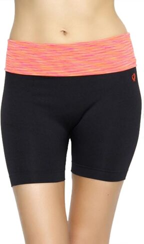 ToBeInStyle Women's Fold Over Yoga Shorts in Saudi Arabia