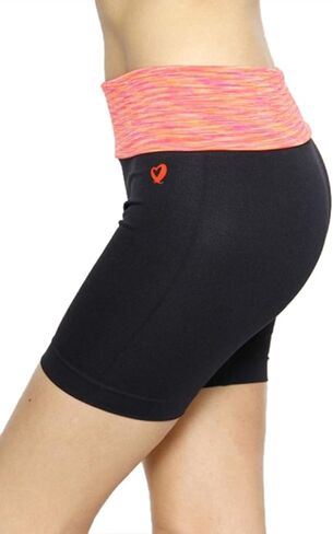 ToBeInStyle Women's Fold Over Yoga Shorts in Saudi Arabia
