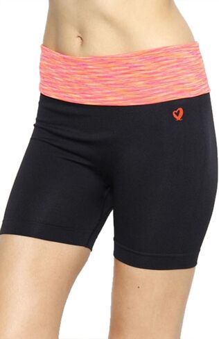 ToBeInStyle Women's Fold Over Yoga Shorts in Saudi Arabia