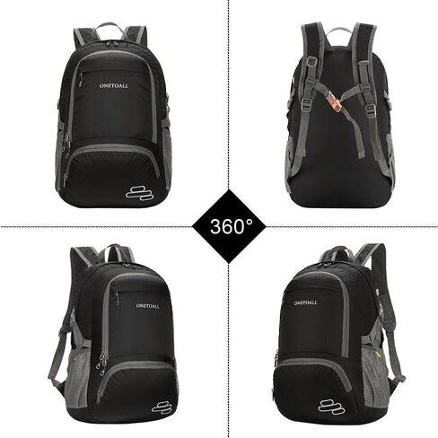 حقيبة ظهر قابلة للتعبئة سعة 30 لتر، حقائب ظهر خفيفة الوزن للمشي لمسافات طويلة، حقيبة ظهر قابلة للطي مقاومة للماء للسفر والمشي لمسافات طويلة والتخييم in Kuwait