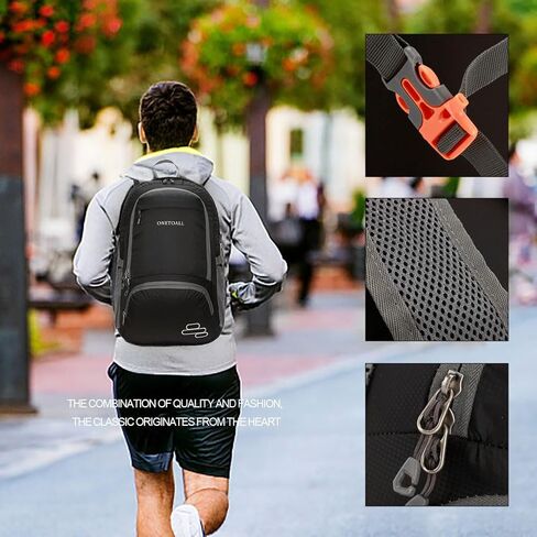 حقيبة ظهر قابلة للتعبئة سعة 30 لتر، حقائب ظهر خفيفة الوزن للمشي لمسافات طويلة، حقيبة ظهر قابلة للطي مقاومة للماء للسفر والمشي لمسافات طويلة والتخييم in Kuwait