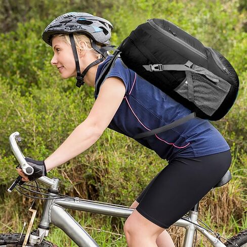 حقيبة ظهر قابلة للتعبئة سعة 30 لتر، حقائب ظهر خفيفة الوزن للمشي لمسافات طويلة، حقيبة ظهر قابلة للطي مقاومة للماء للسفر والمشي لمسافات طويلة والتخييم in Kuwait