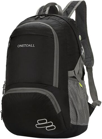 حقيبة ظهر قابلة للتعبئة سعة 30 لتر، حقائب ظهر خفيفة الوزن للمشي لمسافات طويلة، حقيبة ظهر قابلة للطي مقاومة للماء للسفر والمشي لمسافات طويلة والتخييم in Kuwait