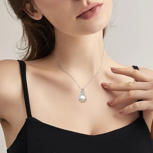 مجوهرات جنائزية سلتيك للرماد 925 فضة إيرلندية كلاداغ جرة قلادة الأيرلندية تذكار قلادة هدايا للنساء in Kuwait