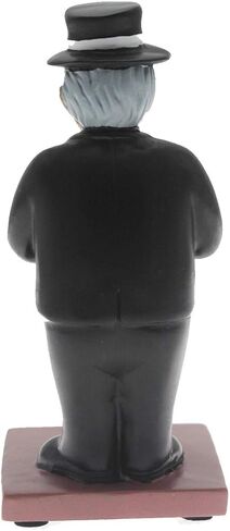 Newfancy Top Hat Butler Man Watch Stand Old Man Ring Stand Creative Gl Holder Black Suit Watch Storage Table in Kuwait