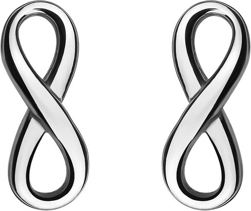 SOFIA MILANI - Women's Earrings 925 Silver - Infinity Stud Earrings - 20471 in Kuwait
