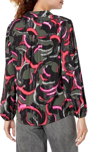 NIC+ZOE Women's Petite Neon Doodle Live in Shirt in Saudi Arabia