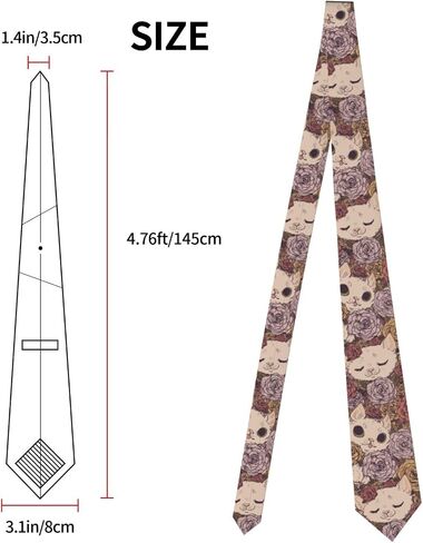 Men's Tie Funny Neckties Fashion Slim Skinny Neckties Causal Formal in Saudi Arabia