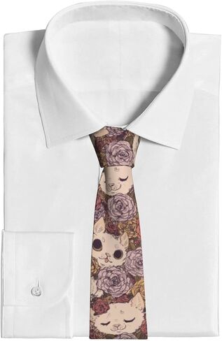 Men's Tie Funny Neckties Fashion Slim Skinny Neckties Causal Formal in Saudi Arabia