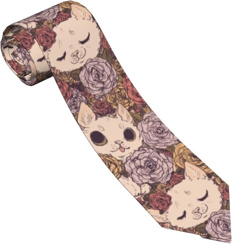 Men's Tie Funny Neckties Fashion Slim Skinny Neckties Causal Formal in Saudi Arabia