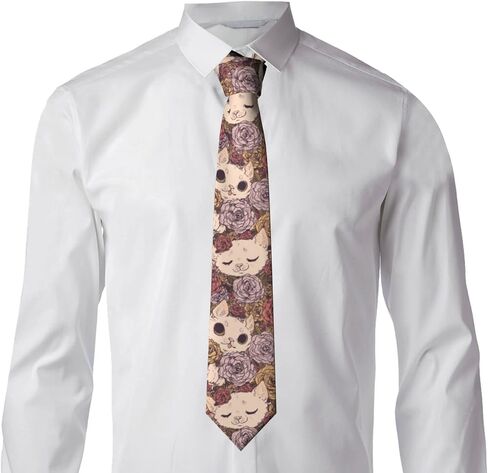 Men's Tie Funny Neckties Fashion Slim Skinny Neckties Causal Formal in Saudi Arabia