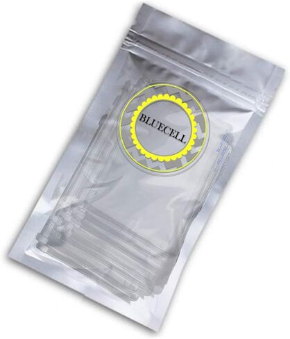 10 قطع صغيرة صغيرة من بلاستيك PVC شفافة لتنظيم مستحضرات التجميل مع سحاب للاغلاق، حقيبة مكياج لادوات الزينة للسفر من بي سي بي in Kuwait