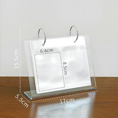 كتاب تخزين مجوهرات شفاف، منظم اقراط المجوهرات، منظم مجوهرات شفاف، رف سطح المكتب، عرض تخزين المجوهرات بسحاب للقلائد والاقراط والخواتم والاساور مع جيوب (68 شبكة) in Kuwait