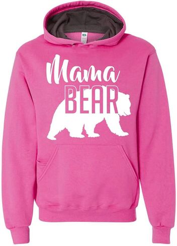 Mama Bear Hoodie Mom Women Soft Hoodie Adult Unisex Men's Women's in Kuwait