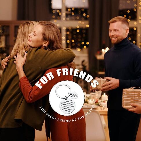 سلسلة مفاتيح بعبارة «Thank You» بعبارة «Make a Differenc» ملهمة للرجال والنساء والمتطوعين (فضي)، فضي، قياسي, فضي, Standard in Kuwait