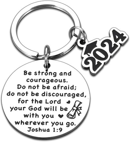 Easter Christian Bible Verse Keychain for Women Men 2024 Graduation Gift for Seniors Middle High School College Student Inspirational Religious Gifts for Him Her Children Teen Boys Girls Kids Friends in Saudi Arabia