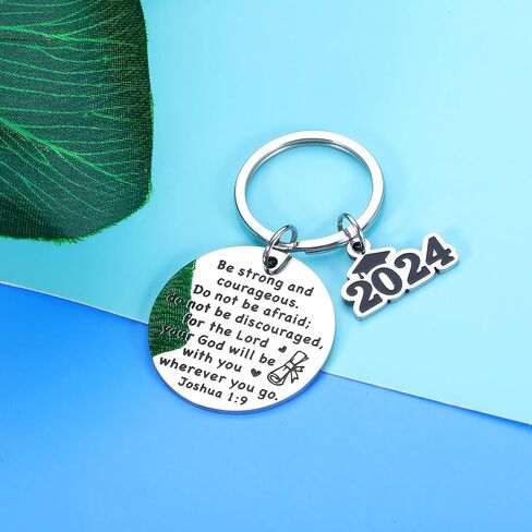 Easter Christian Bible Verse Keychain for Women Men 2024 Graduation Gift for Seniors Middle High School College Student Inspirational Religious Gifts for Him Her Children Teen Boys Girls Kids Friends in Saudi Arabia
