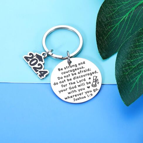 Easter Christian Bible Verse Keychain for Women Men 2024 Graduation Gift for Seniors Middle High School College Student Inspirational Religious Gifts for Him Her Children Teen Boys Girls Kids Friends in Saudi Arabia