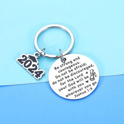 Easter Christian Bible Verse Keychain for Women Men 2024 Graduation Gift for Seniors Middle High School College Student Inspirational Religious Gifts for Him Her Children Teen Boys Girls Kids Friends in Saudi Arabia
