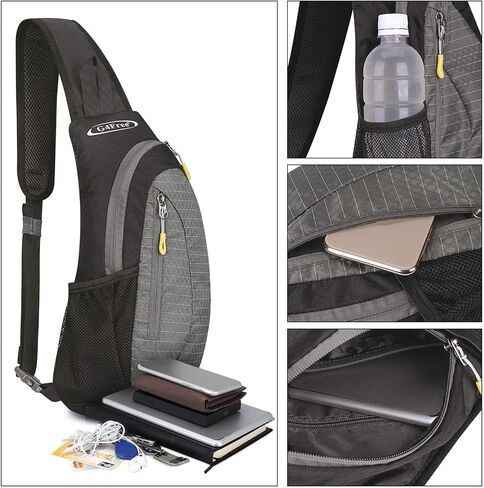 G4Free Sling Bags Men Small Chest Sling Backpack+RFID Sling Bag Crossbody Sling Backpack for Men Women Hiking Outdoor in Saudi Arabia