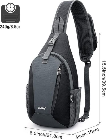 G4Free Sling Bags Men Small Chest Sling Backpack+RFID Sling Bag Crossbody Sling Backpack for Men Women Hiking Outdoor in Saudi Arabia